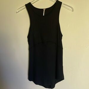 Free People Tank Top w Cutout  black s M
